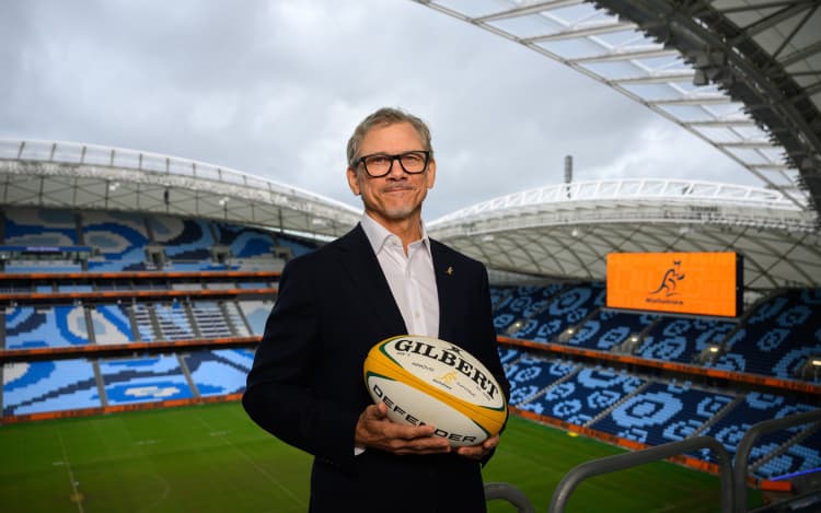 Wallabies head coach Les Kiss.