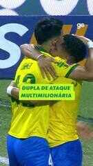 Dupla Flaco López e Vitor Roque é a mais cara do futebol brasileiro