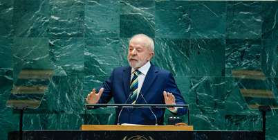Lula durante o discurso na Assembleia Geral da ONU em 2025 Foto: Ricardo Stuckert / PR