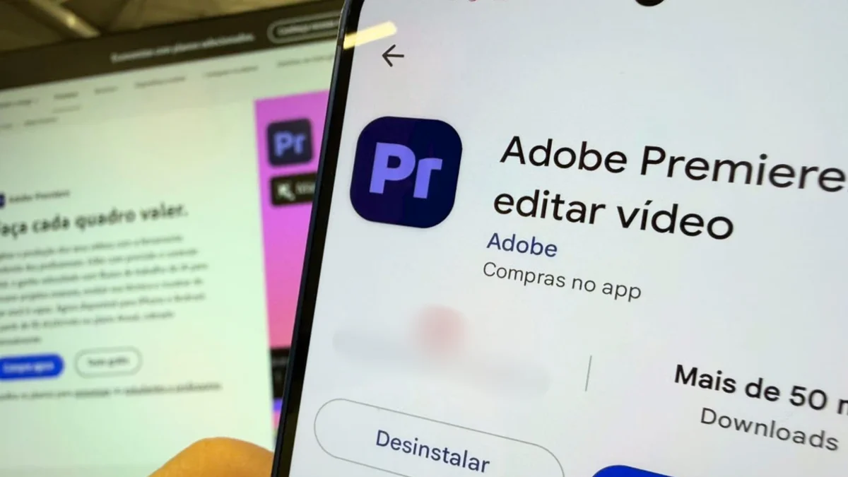 Imagem da matéria: Adobe Premiere chega grátis ao Android com exportação em 4K sem marca d’água