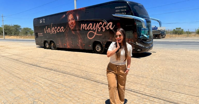 Aguiar MultiMusic leva louvor de Valessa Mayssa a 9 cidades do nordeste em mais de 5 mil Km percorridos