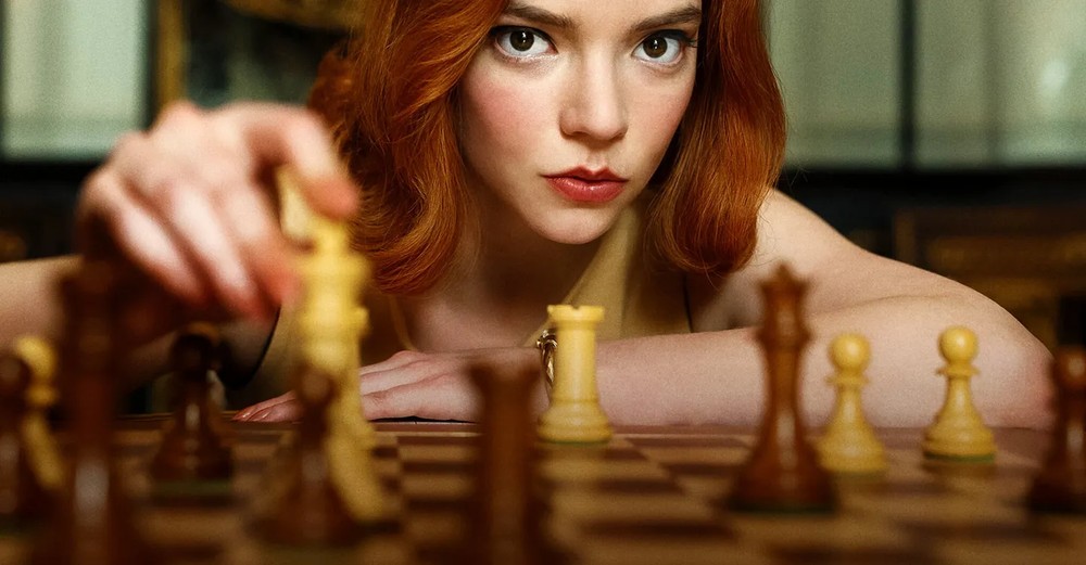 O Gambito da Rainha é uma das minisséries consagradas da Netflix, estrelada por Anya Taylor-Joy — Foto: Reprodução/JustWatch