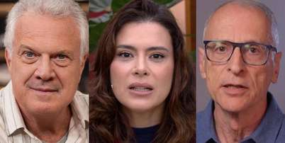 Os jornalistas Pedro Bial, Michelle Loreto e Jorge Pontual falaram publicamente a respeito da batalha contra a depressão Foto: Reproduções/Divulgação TV Globo